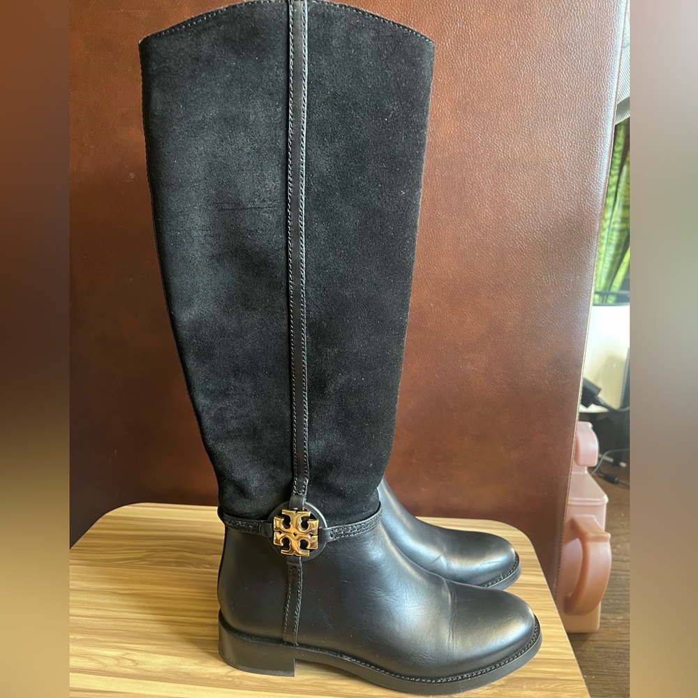 Tory Burch Miller 25MM Knee High Riding Boots